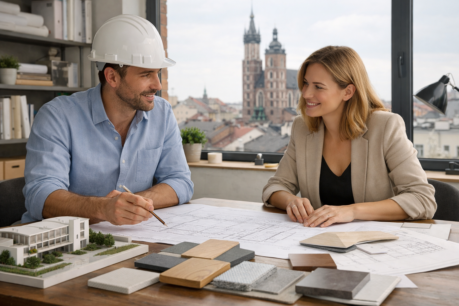 Konsultacja z architektem i projektantką wnętrz w Krakowie